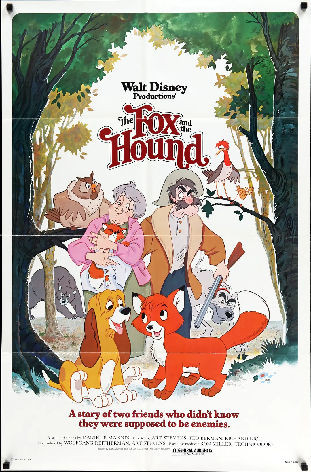 Featured image of post 《狐狸与猎狗》(The Fox and the Hound)：成长、驯化与无法驯服的友谊